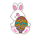Gif animé Pâques oeuf lapin